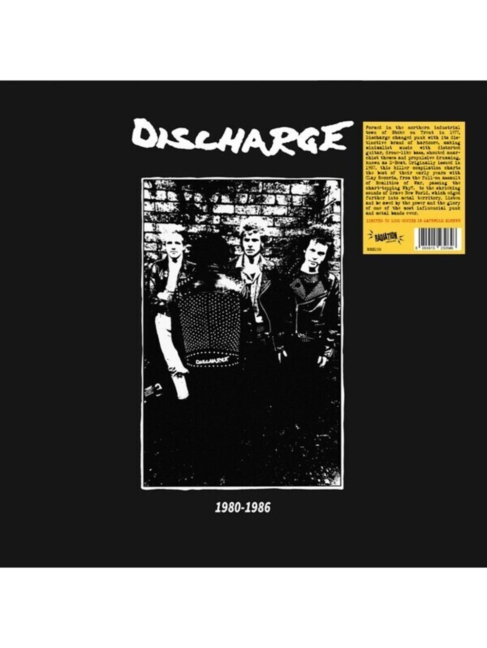 DISCHARGE - 1980 - 1986 LP VINYL RECORD GATEFOLD punk rock de beat crust uk82